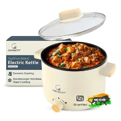 Goodscity Multipurpose Kettle with Ceramic Coating 1.2L at ₹1,859