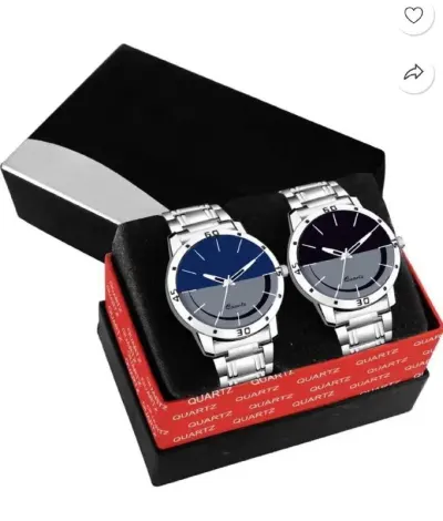 Mens Pack of 2 Analogue Watches Loot at ₹270