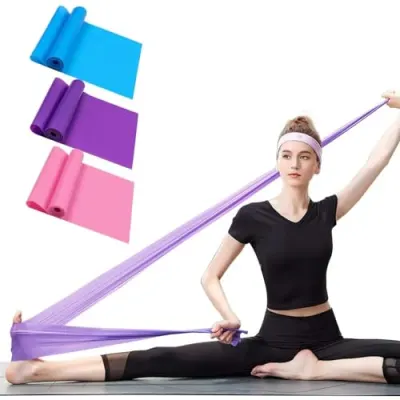 FitBox Sports Resistance Thera Band | Yoga Band | Stretching Band | Cross Training Exercise Band for Home Gym Fitness for Men & Women at ₹99