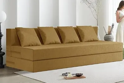 FAST IF NEEDED - 4 Seater Sofa Cum Bed At 7611 with SBI Cards at ₹7,611