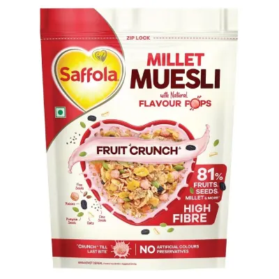 Saffola Muesli Fruit Crunch 650g at ₹149