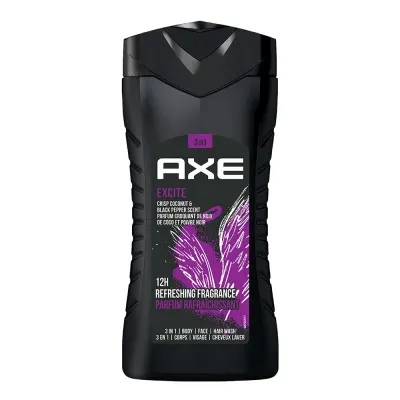 AXE Excite 3-in-1 Body, Face & Hair Wash for 250ml at ₹88