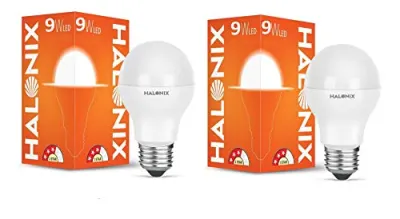Halonix Astron Plus Base E27 9w LED Bulb (Pack of 2, Warm Wh at ₹209
