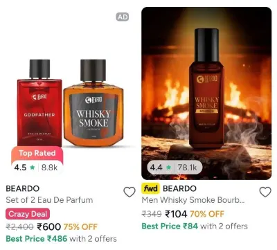 Beardo perfumes at Upto 75% off