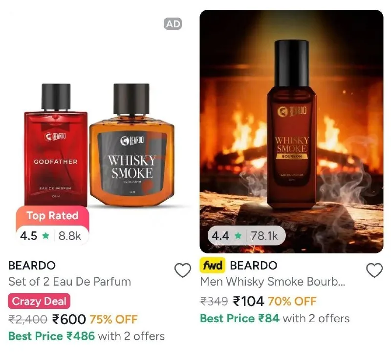 Beardo perfumes at Upto 75% off