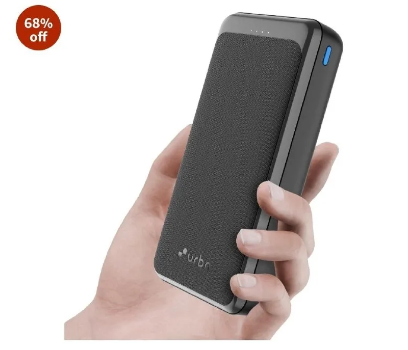 URBN Power Bank 20000mAh Fast Charging |35W Super Fast Power Delivery (PD) Portable Charger | Triple Output | USB Type C Input & Output | Pa at ₹1,299