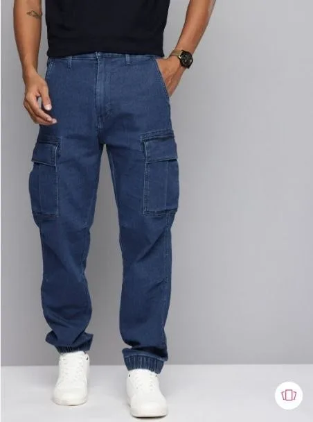 Levis Men Tapered Fit Light Fade Cargo Stretchable Jogger