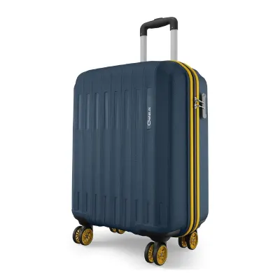 Safari Cabin Genius Alley 55cm Trolley Bag Hard Case Polypropylene, 4 Spinner Wheels at ₹1,260