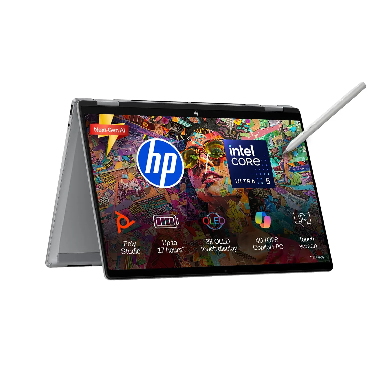 HP OmniBook X Flip OLED Office Use at ₹97,490