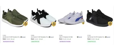 LOOT DEAL : 70-81% OFF On PUMA Shoes