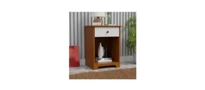 Furnisquare Wooden Bedside Table for Bedroom at ₹2,999