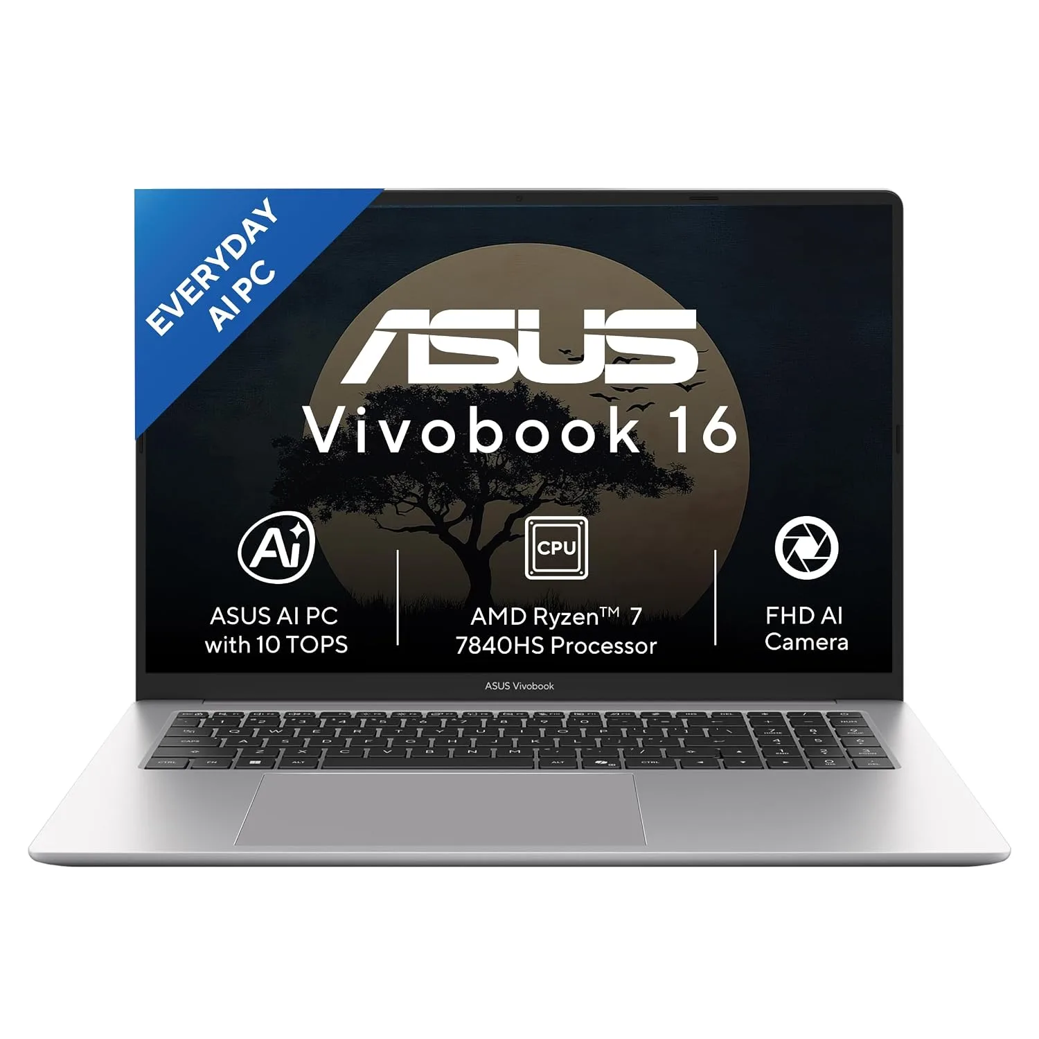 ASUS Vivobook 16 (2026),AMD Ryzen 7 7840HS,AMD Radeon iGPU,8GB RAM,512GB SSD at ₹67,995
