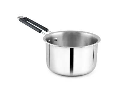 Stainless Steel TriPly Saucepan, 2 Ltr at ₹1,328