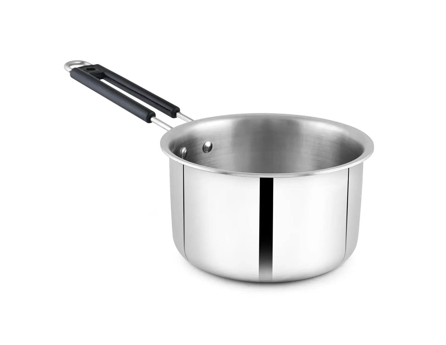 Stainless Steel TriPly Saucepan, 2 Ltr at ₹1,328