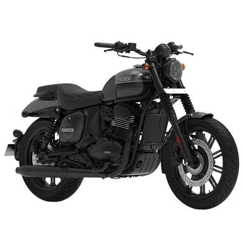Yezdi Roadster Smoke Grey 334 cc Motorcycle, 6 Speed, 12.5 L Fuel Tank | Booking for Ex-Showroom Price at ₹1,91,969