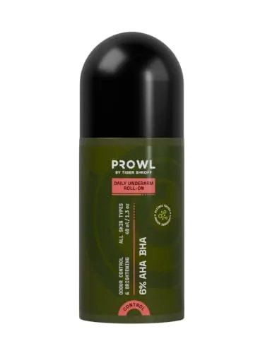 PROWL by Tiger Shroff Underarm Rollon For Man with 6% AHA BHA (Salicylic & Mandelic Acid) | Whitening Dark Under arm | All Day Odour Control at ₹94