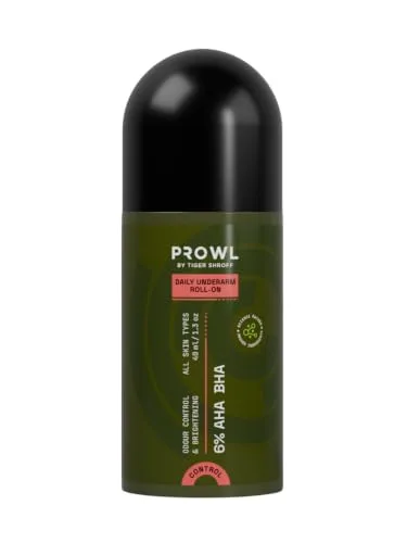 PROWL by Tiger Shroff Underarm Rollon For Man with 6% AHA BHA (Salicylic & Mandelic Acid) | Whitening Dark Under arm | All Day Odour Control at ₹94