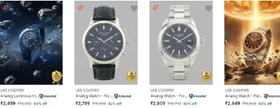 Minimum 80% Off - Lee Cooper Watches