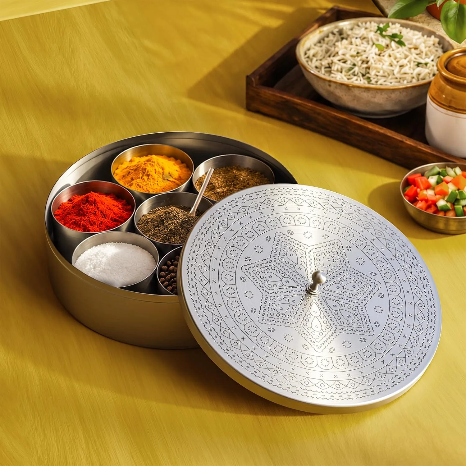 Stainless Steel Masala Dani at ₹999