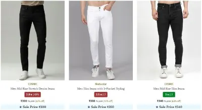 Jeans from ₹300