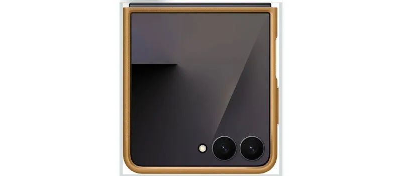 Samsung Galaxy Flip7 Kindsuit Case, Camel at ₹2,599