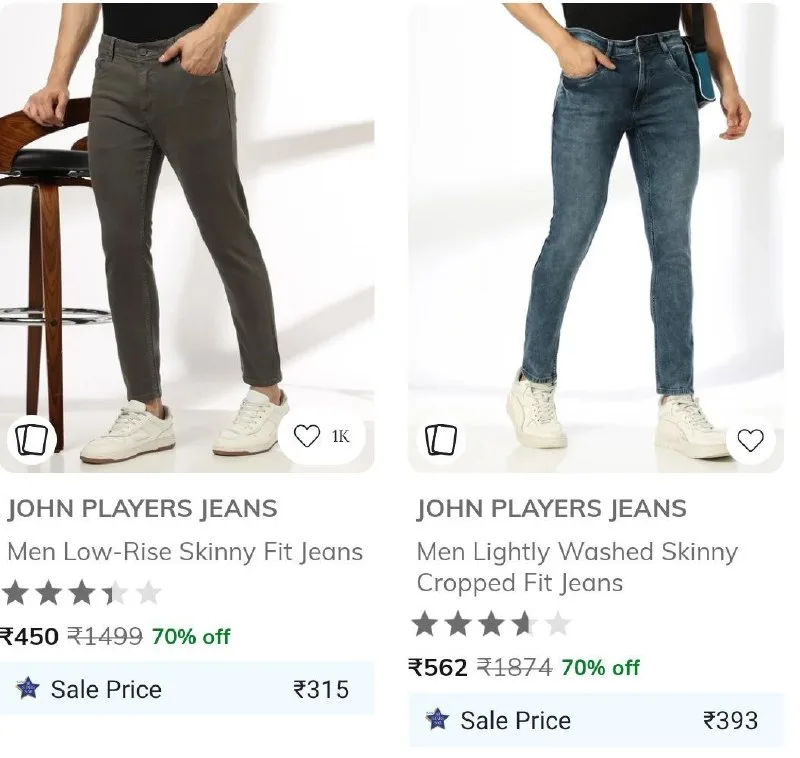 Upto 70% Off : John Players Clothing