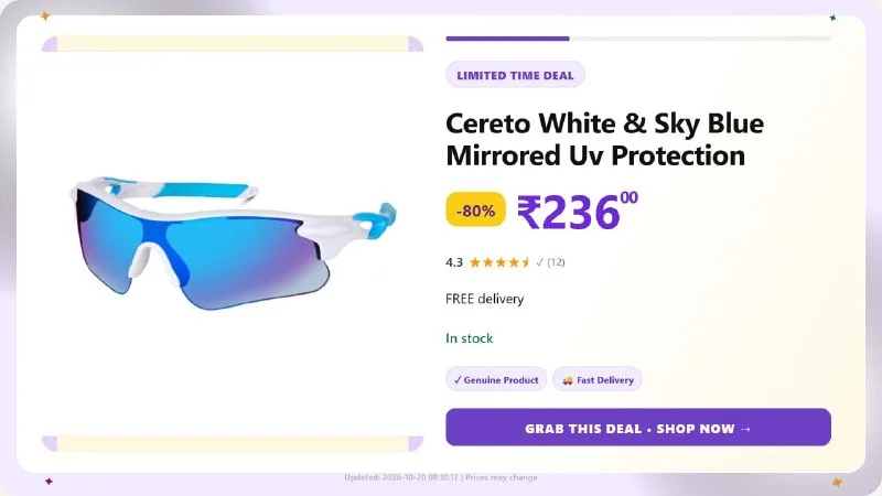UV Protection Sports Googles at ₹236