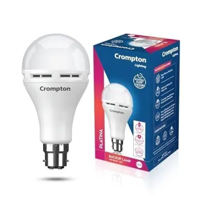 Crompton 20W Emergency LED Bulb B22 | 3-Step Dimming, Pack of 1 at ₹399