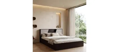 Interio by Godrej Hannah King Size Engineered Wood Bed at ₹17,790
