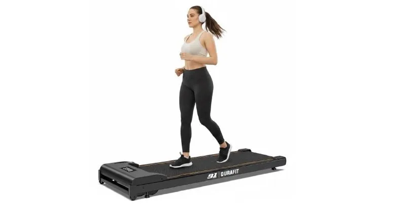 Durafit91™ Dash Lite 2.5HP Peak BLDC Motor Walkpad Treadmill at ₹6,716
