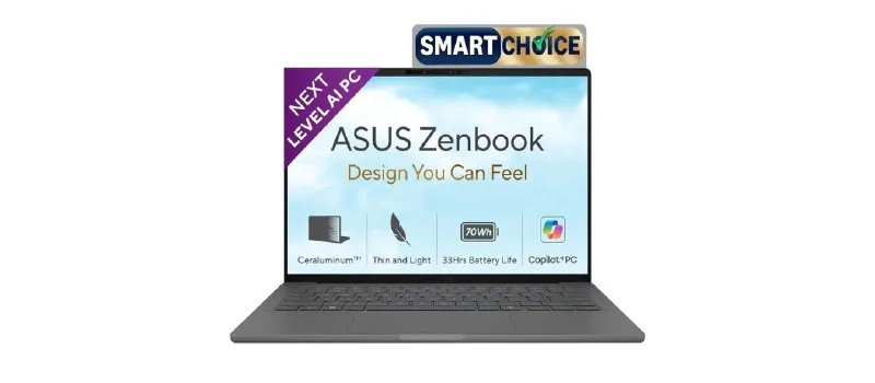 ASUS Zenbook A14 (2026) — 16GB RAM | 512GB SSD at ₹1,49,590