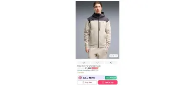 Puma Jacket at ₹1,997
