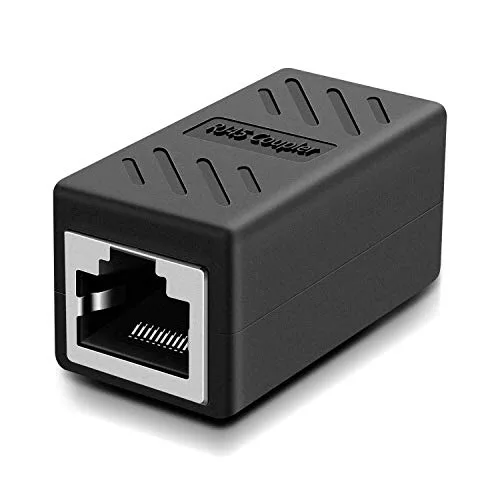 Lapster rj45 connector Coupler Cat7/Cat6/Cat5e Ethernet Network lan connector at ₹92