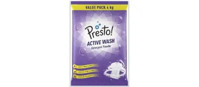 Presto! Active Wash Detergent Powder | 4 Kg at ₹189