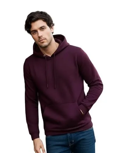 NeoStreak Men's Cotton Hooded Sweatshirt at ₹199