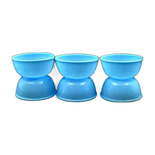 Atevon Small Plastic Bowl Set of 6, Microwave-Safe & Unbreakable at ₹97