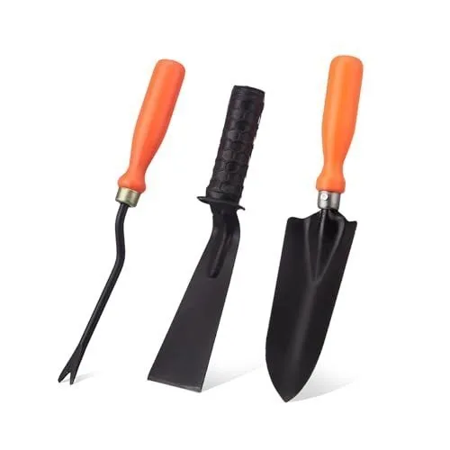 Solimo 3-Piece Gardening Kit | Big Shovel, Cultivator, Weeder | Terrace Gardening Accessories at ₹169