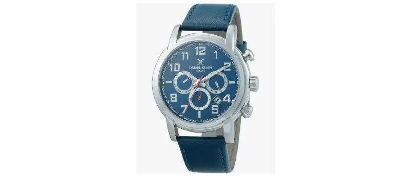Daniel Klein Leather Dial Watch DK 1.12361 2 at ₹2,410