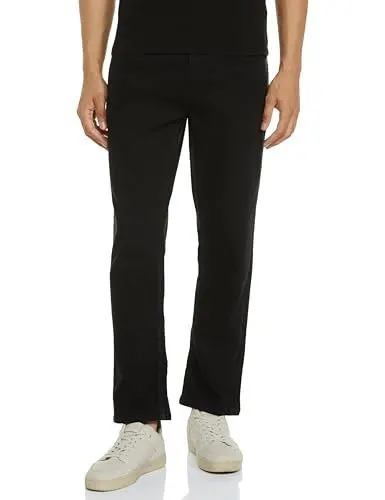 INKD Men's Classic Regular Fit Jeans with 5 Pocket Styling | Mid- Rise | Soft & Stretchable | Men's Bottomwear (Available in Plus Sizes) at ₹229