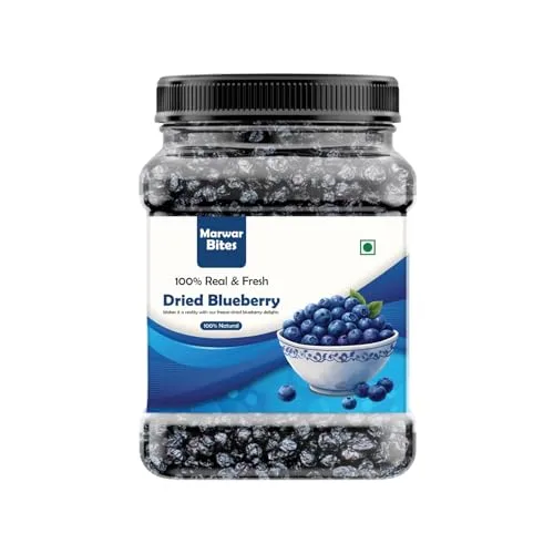 MarwarBites Premium Dried Blueberries | Naturally Sweet & De at ₹399