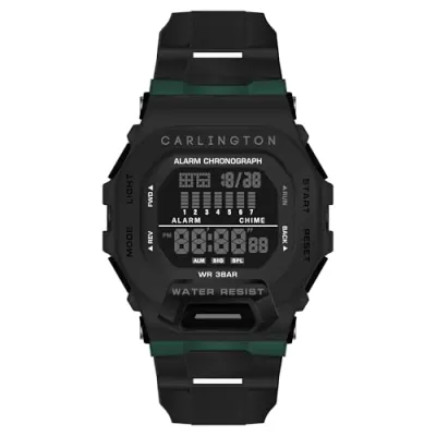 GRAB : Carlington Digital Sports Watch (CT 210) for Men ., Snake Band Analog Women's Watch (CT 501) + Coupon.