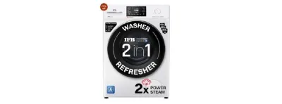 IFB 7 Kg 5 Star, 9 Swirl Wash, Steam Refresh, Eco Inverter Motor, WiFi Enabled, DeepClean® Ai Powered Fully Automatic Front Load Washing Mac at ₹25,999