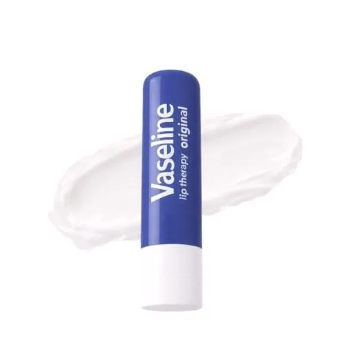 Vaseline Lip Care | Original Lip Balm Stick | Up to 48Hr Moisturization | with Petroleum Jelly & Vitamin E | Made in South Korea | 4.8g at ₹114