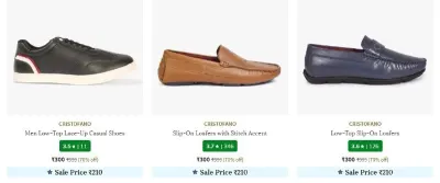 Footwears at ₹300