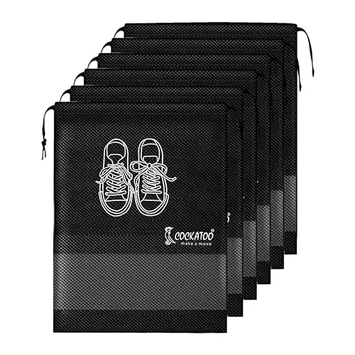 Cockatoo Shoe Bag for Travel Bag for Men & Women, Shoe Cover for Storage at Home Gym Reusable Travelling Accessories, Organizer Pouch Footwe at ₹99