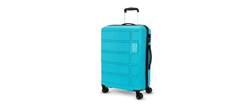 Kamiliant by American Tourister Large Harrier Edge 8W 78 Cms Check-in (PP) Hard Sided 8 Wheels Spinner Luggage/Suitcase/Trolley Bag (Coral B – 86% off at ₹1,899