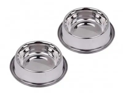 Pets Empire Stainless Steel Dog & Cat Bowl | 1400 ml | Anti-Skid Non-Tip Heavy-Duty Pet Feeding Bowl | Food & Water Bowl for Large Dogs (Pac at ₹179