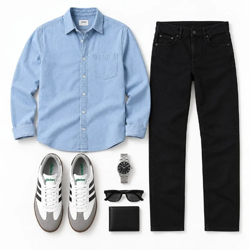Shirt, Jeans and 1 more