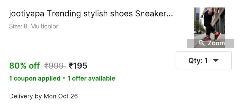 jootiyapa Trending stylish shoes Sneakers For Men at ₹195