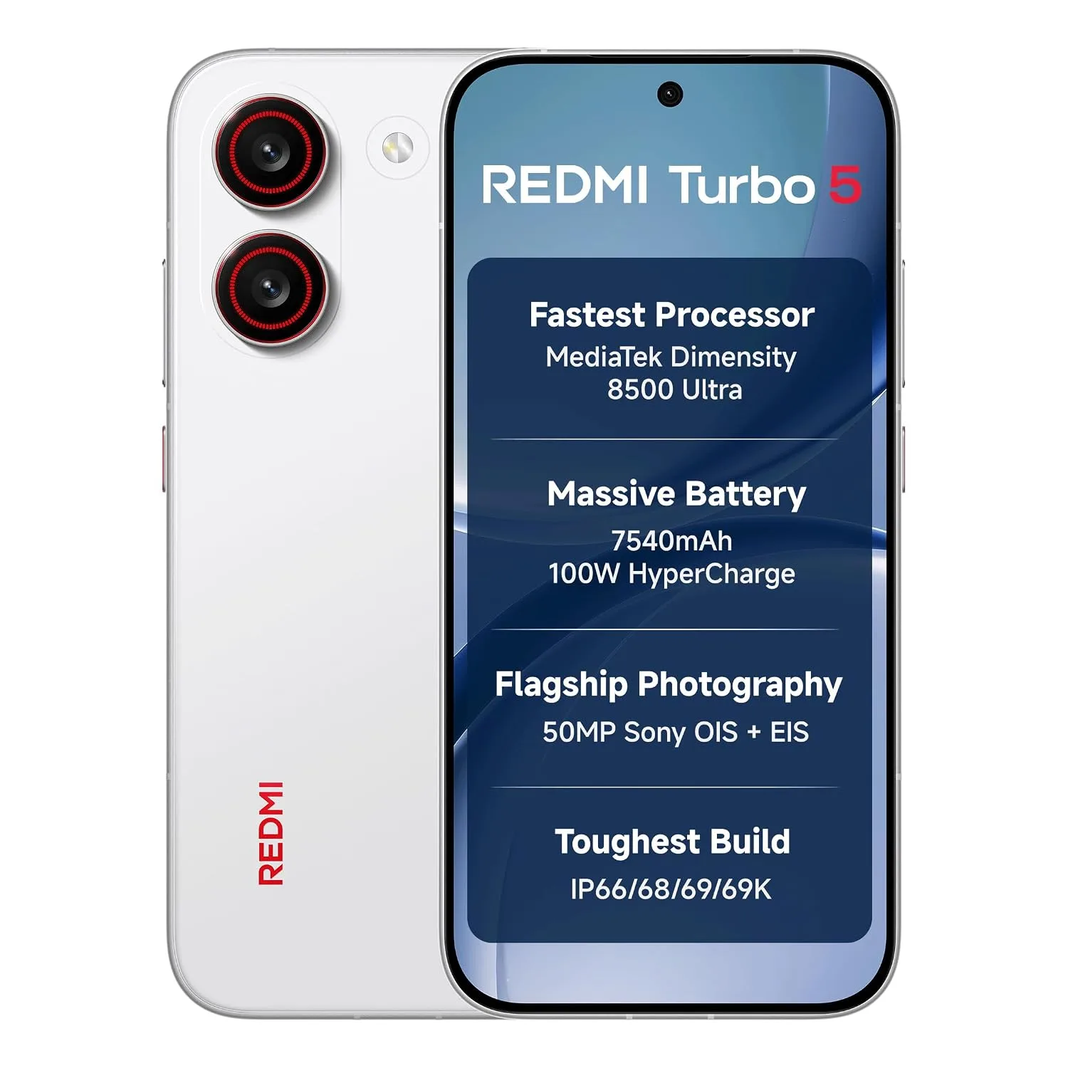 REDMI Turbo 5 (8GB + 256GB) at ₹35,999